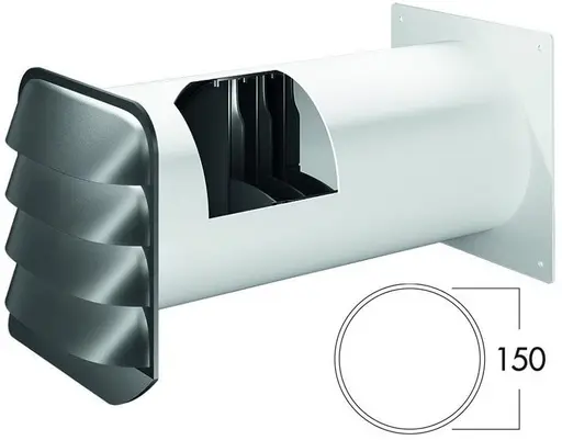 Naber NABER E-Jal Col 150 Mauerkasten inkl. THERMOBOX (Rundrohranschluß) – Küchenzubehör